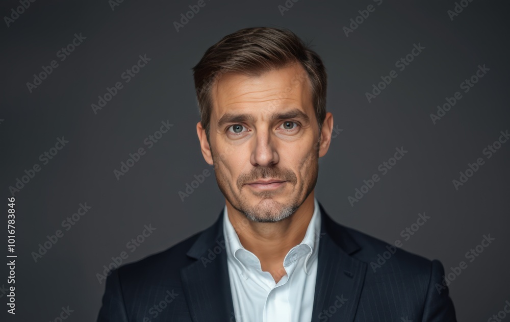 Confident business leader portrait Confident business leader portrait