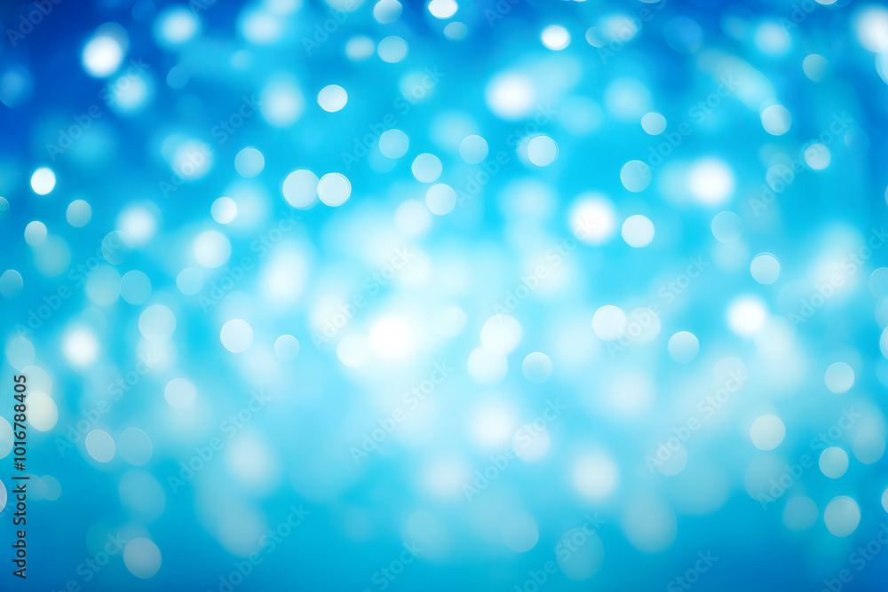 Abstract background of light bokeh blur On blue background. Abstract background of light bokeh blur On blue background.