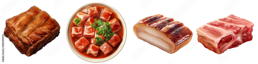 Dongpo Pork clipart collection, symbol, logos, icons isolated on transparent background Dongpo Pork clipart collection, symbol, logos, icons isolated on transparent background