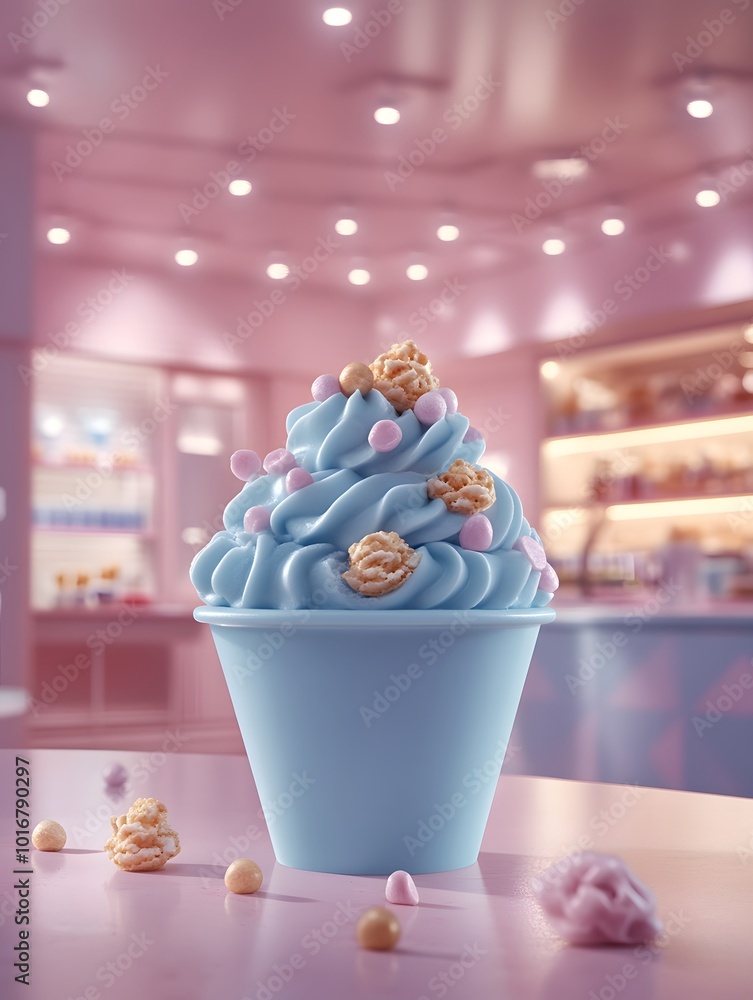Colorful, delicious ice cream evokes a refreshing, joyful vibe, stimulating appetite and a bright, happy atmosphere. Ideal for ads, dessert-related marketing, packaging, social media, or menu designs. Colorful, delicious ice cream evokes a refreshing, joyful vibe, stimulating appetite and a bright, happy atmosphere. Ideal for ads, dessert-related marketing, packaging, social media, or menu designs.