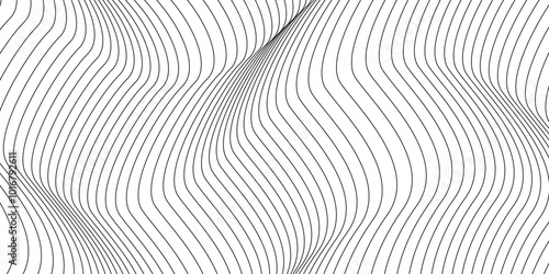 Technology abstract lines on white background. Digital future technology concept. Abstract white paper wave background and abstract gradient and white wave curve lines. 