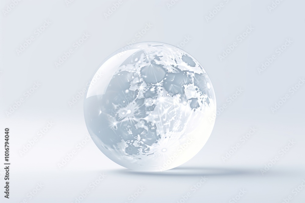 Obraz premium Moon sphere planet globe.