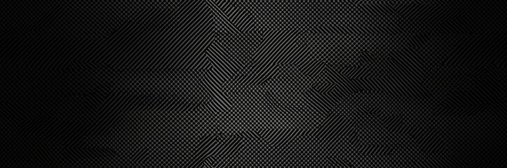 Abstract dark carbon fiber background with geometric grid pattern