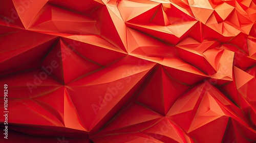 3d abstract red geometric shape digital backgrounds illustration