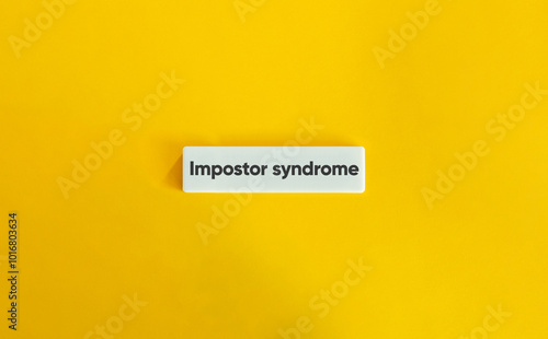 Billede på lærred Impostor syndrome, Impostor Phenomenon or Impostorism.