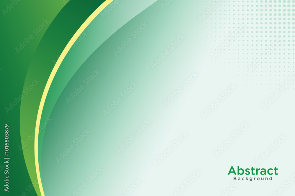 Abstract green wave background or creative green backdrop design template Abstract green wave background or creative green backdrop design template