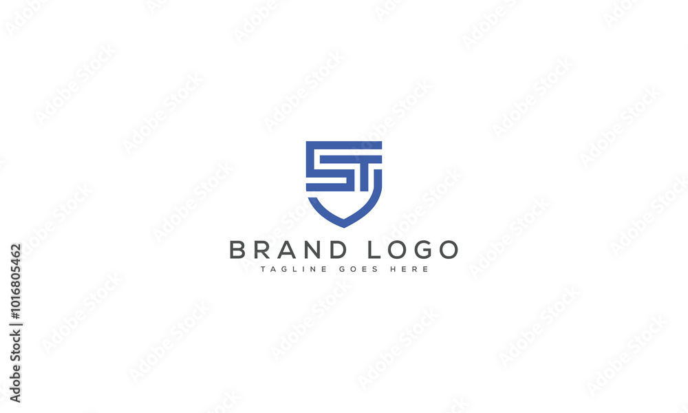 Letter ST logo design vector template design for brand Letter ST logo design vector template design for brand