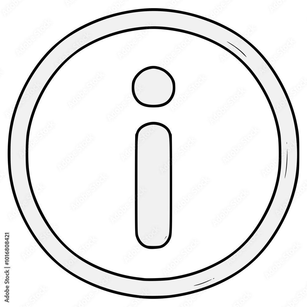 information button circle illustration hand drawn isolated vector information button circle illustration hand drawn isolated vector