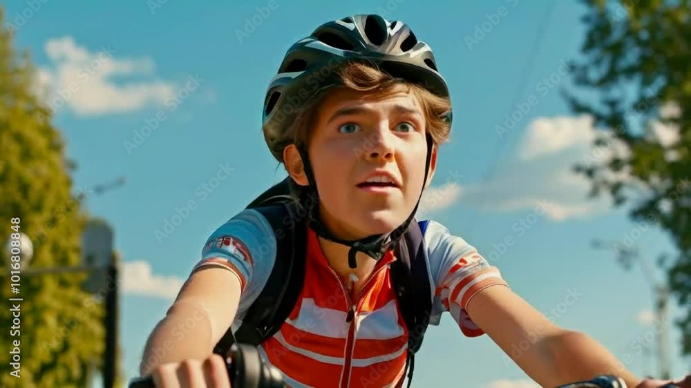 portrait of a person on a bicycle portrait of a person on a bicycle