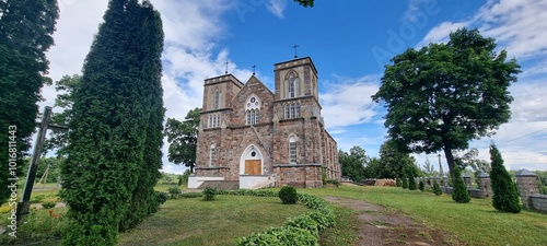 Daugavpils beautiful historic tourist Church