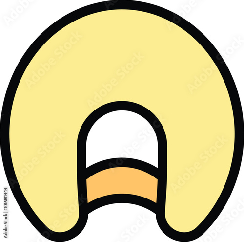 Fortune cookie is laying open, revealing a blank fortune slip, suggesting endless possibilities