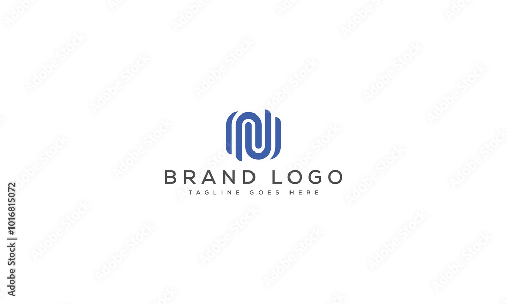 letter N logo design vector template design for brand. letter N logo design vector template design for brand.