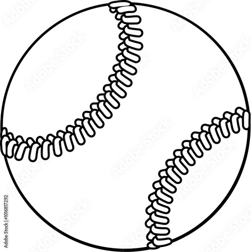A baseball or softball ball...