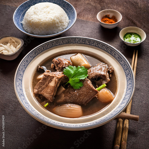 Hearty Chinese Pork Rib Soup Delight photo