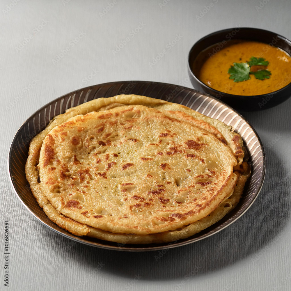 Crispy Roti Prata Delicious South Indian Delight Crispy Roti Prata Delicious South Indian Delight