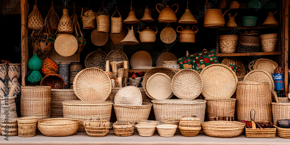 Various Straw Baskets and Trays for Sale | Handcrafted Storage Solutions for Home and Garden Various Straw Baskets and Trays for Sale | Handcrafted Storage Solutions for Home and Garden