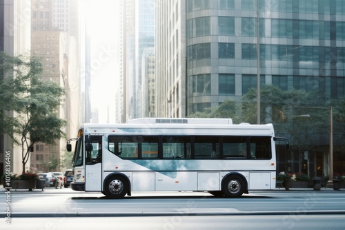 Bus transportation vehicle street.