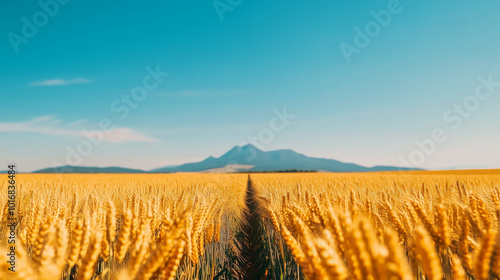golden wheat field landscape