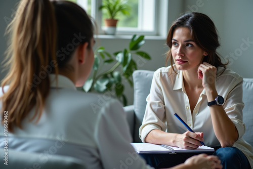 woman at a psychologist's appointment