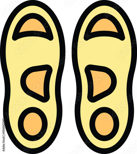 Orthopedic insoles designed to provide support, cushioning, and alignment correction for individuals with flat feet