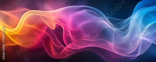 Wallpaper Mural Cosmic Dance of Colors - Vibrant Swirling Sparks and Celestial Energy Trails in a Mesmerizing Otherworldly Background Torontodigital.ca