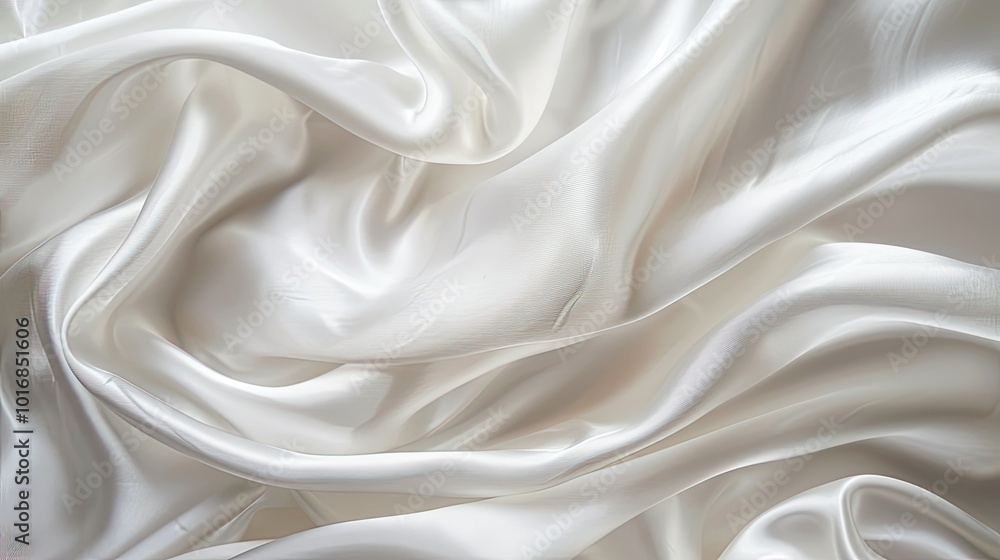 Soft silk textures in serene elegance Soft silk textures in serene elegance