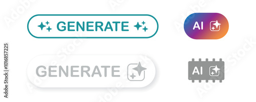 AI enters by command prompt to generate ideas. Chat with AI. UI UX design. Rewrite artificial intelligence toggle pushbutton. Generate tool sign