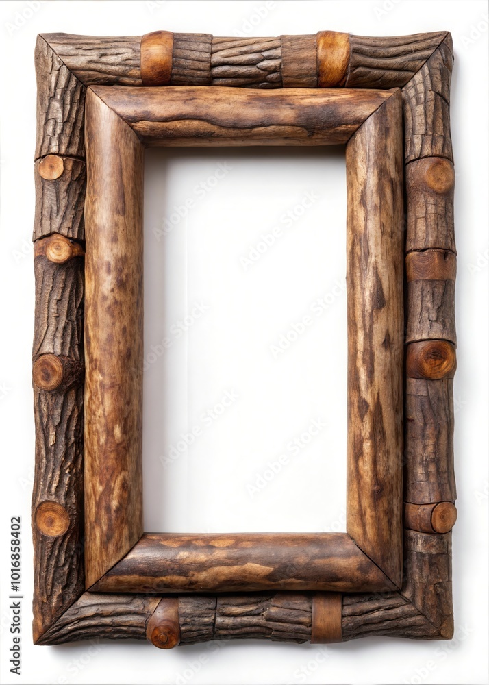 Versatile Wooden Tree Bark Picture Frame: Custom Photo, Art, and Wall Display Options for Every Decor Style with blank copyspace background Versatile Wooden Tree Bark Picture Frame: Custom Photo, Art, and Wall Display Options for Every Decor Style with blank copyspace background