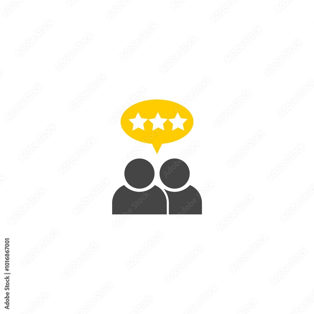 Business people with speech balloon icon isolated on white background. Business people with speech balloon icon isolated on white background.