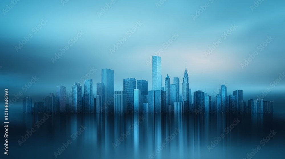Softly Blurred Cityscape in the Distance with tall buildings and blue skies, creating a sense of urban energy while keeping the background simple and unobtrusive. Softly Blurred Cityscape in the Distance with tall buildings and blue skies, creating a sense of urban energy while keeping the background simple and unobtrusive.