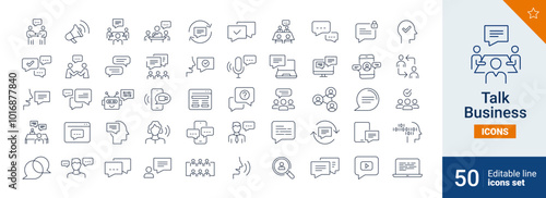 Talk icons Pixel perfect. Group, man, computer, ...	
