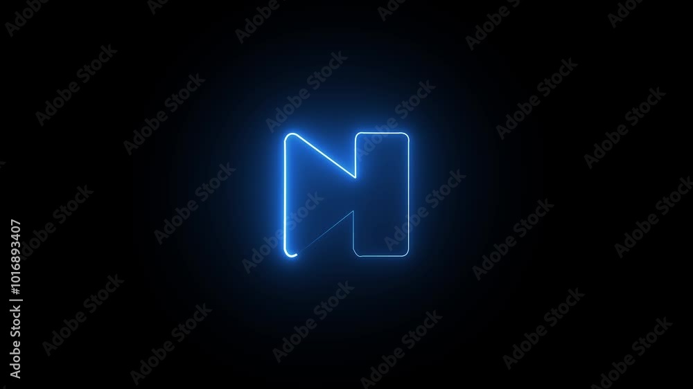 Bright neon ui ux icon on the speaker. Glowing speaker sign on black backdrop. Bright neon ui ux icon on the speaker. Glowing speaker sign on black backdrop.