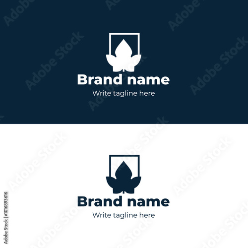 cannabis leaf logo vector icon