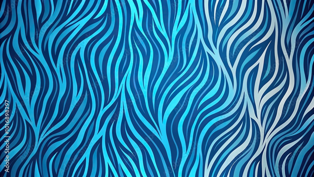 Minimalist abstract background with zebra texture pattern in blue tones Minimalist abstract background with zebra texture pattern in blue tones