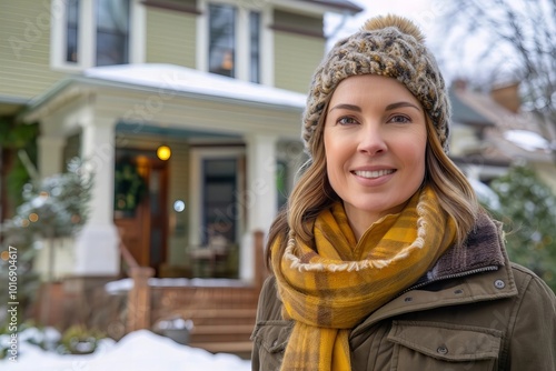 The Enchanting Innkeeper: The Quaint Bed and Breakfast Owner in her Idyllic Setting photo