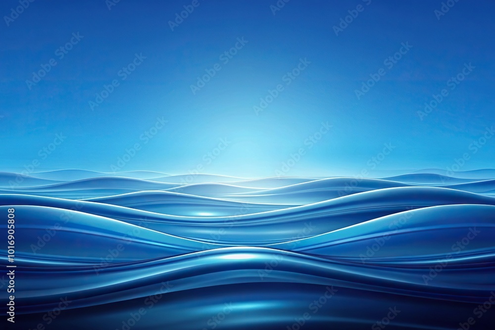 Minimalist blue waves background created with tools Minimalist blue waves background created with tools