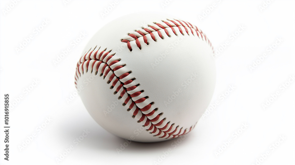 Photo of a baseball on a white background, isolated with a clipping path.Softball isolated on white background Photo of a baseball on a white background, isolated with a clipping path.Softball isolated on white background