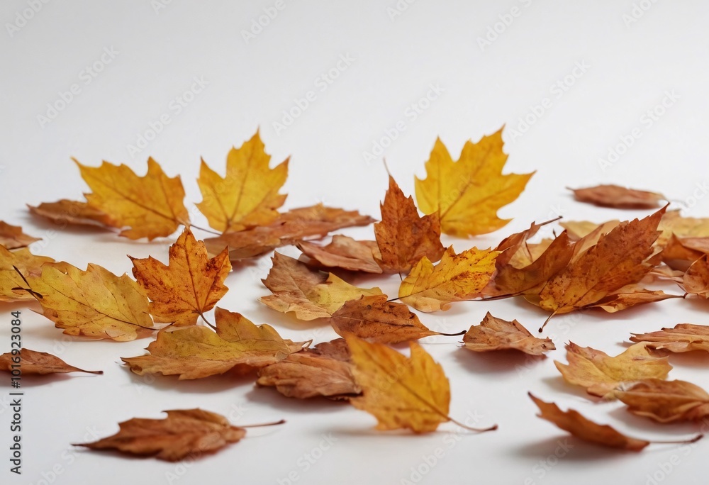Beautiful red, orange, green maple leaf, autumn leaf, multiple type of leaves on white background Beautiful red, orange, green maple leaf, autumn leaf, multiple type of leaves on white background
