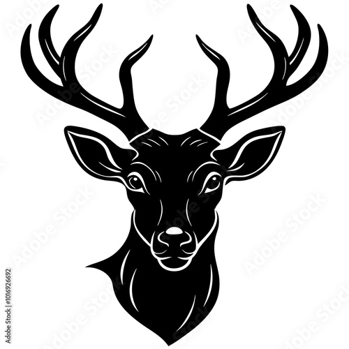 deer head vector photo