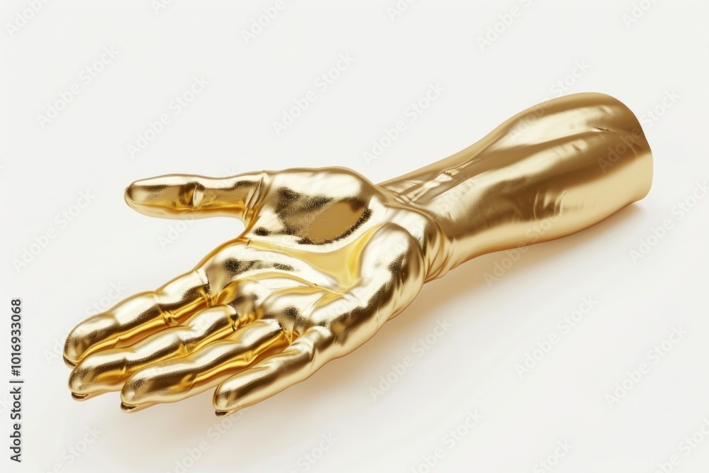 Hand gold white background electronics. Hand gold white background electronics.