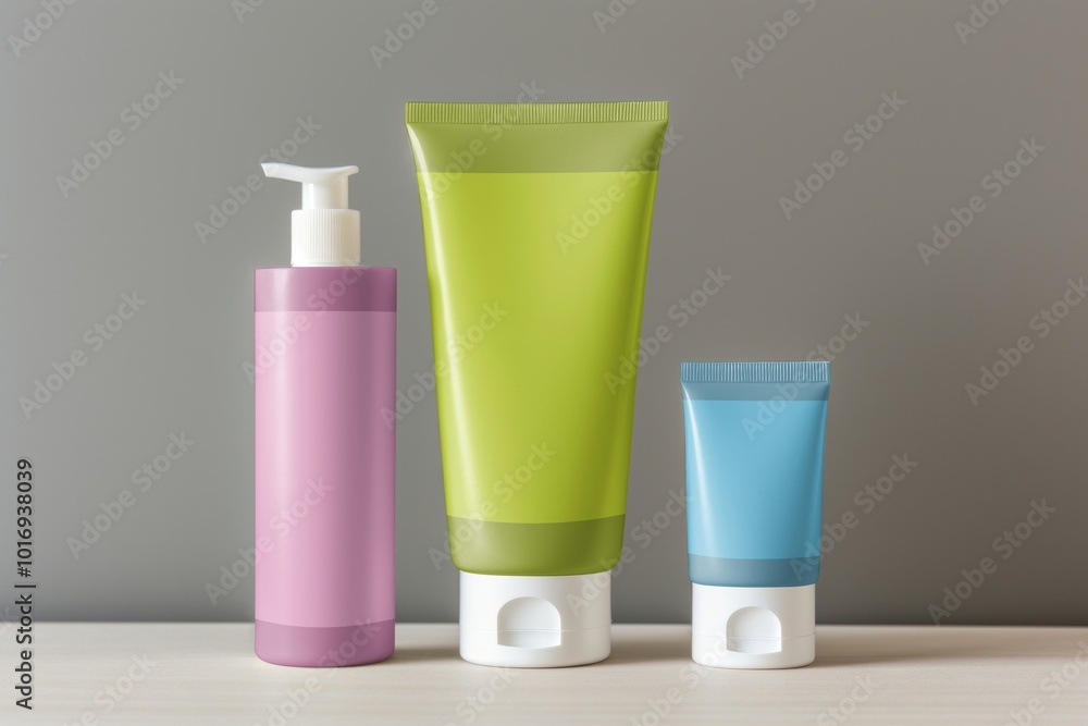 Skincare set, product packaging Skincare set, product packaging