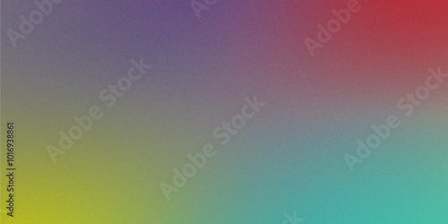abstract Colorful Gradient Color Background colorful and blurry digital grain soft noise effect pattern, Wallpaper. Pastel red,  yellow, pink, gradient foil shimmer background texture.