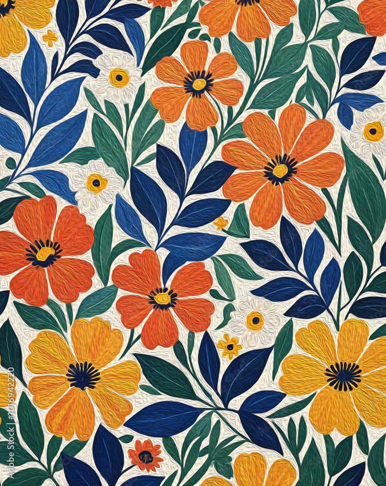 Botanical pattern for printing on wall decorations, covers. Artistic brush strokes. Botanical pattern for printing on wall decorations, covers. Artistic brush strokes.