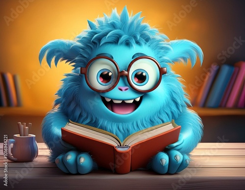 Cute Cartoon Colorful Monst...