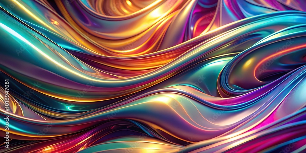 Obraz premium abstract iridescent wallpaper