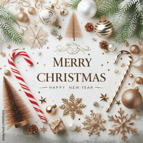 Merry Christams party poster design