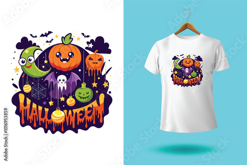 Halloween boo t shirt design