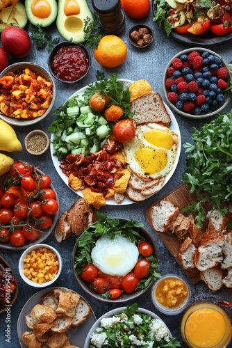 food on the table