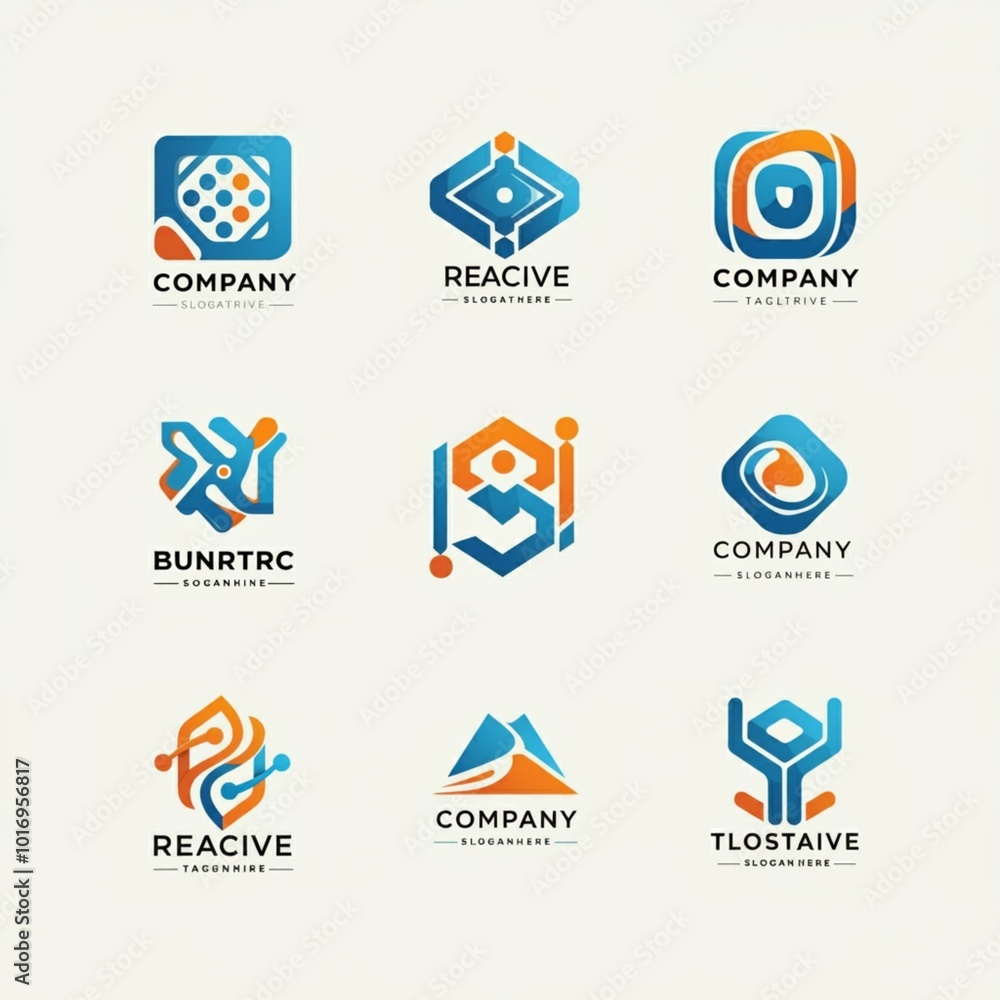 set of icons