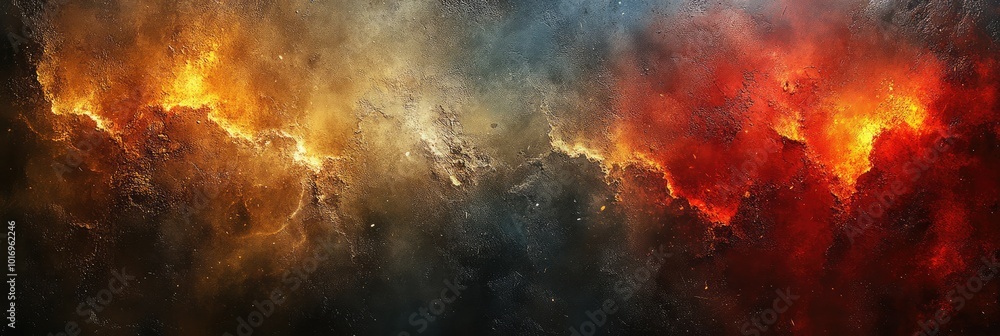 Fototapeta premium Abstract Grunge Texture with Dark and Warm Tones